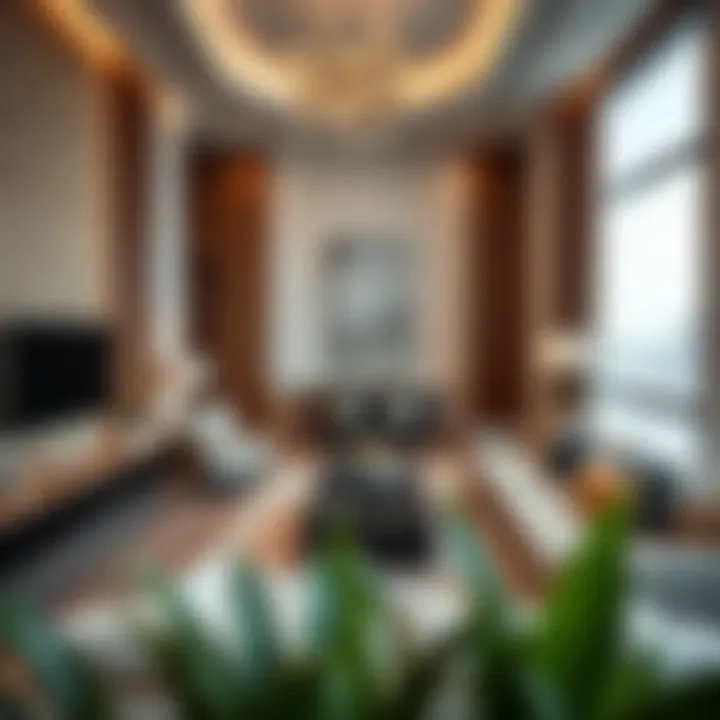 Stylish apartment interiors that reflect the luxury living options available in District 10.