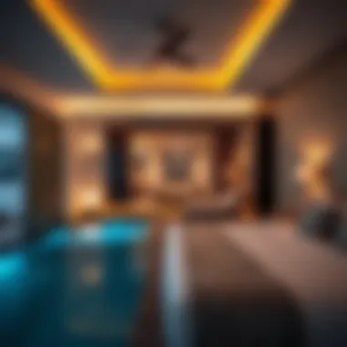 Stylish Room with Pool Access Stylish hotel room with direct access to a private pool