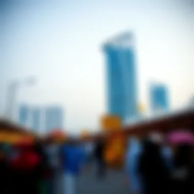 Cultural festival in Dubai International City highlighting diverse traditions