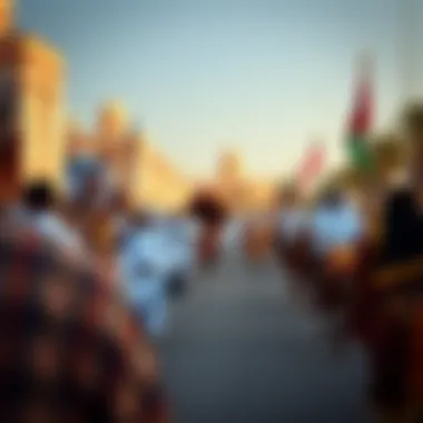 Vibrant cultural parade showcasing Emirati heritage and traditions.