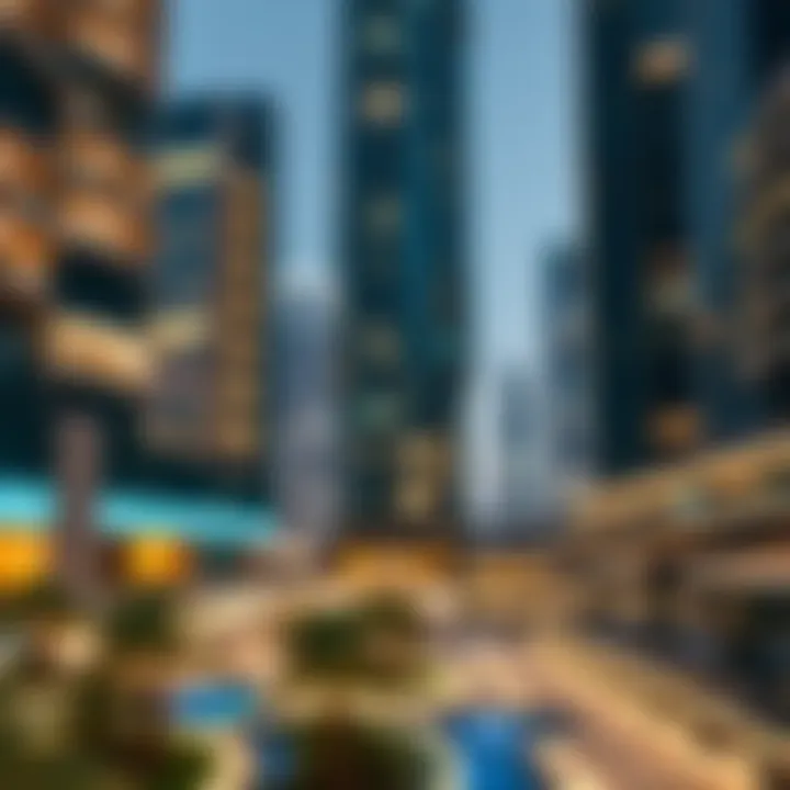 Cutting-edge architectural design in a Dubai skyscraper