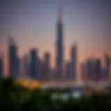 Stunning skyline of Dubai showcasing vertical architecture