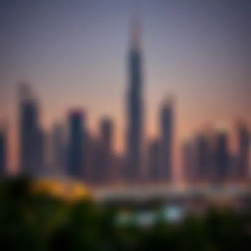 Stunning skyline of Dubai showcasing vertical architecture