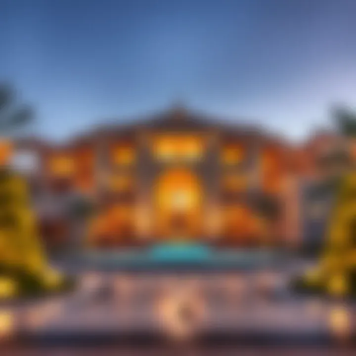Luxurious real estate showcasing Eid celebrations