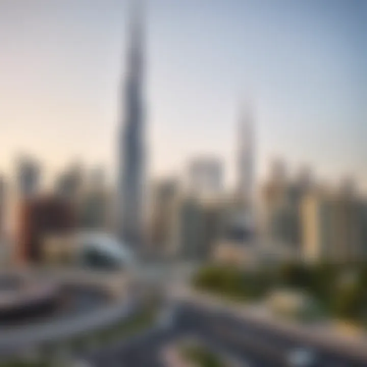 Dubai skyline showcasing real estate development