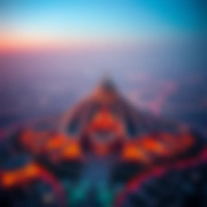 Aerial View of Falconcity of Wonders Aerial view of Falconcity of Wonders showcasing its unique architecture