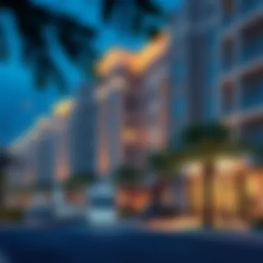 Vibrant Neighborhoods in Dubai Overview of a vibrant Dubai neighborhood with rental options