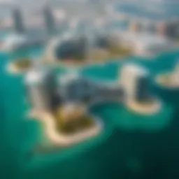 Stunning aerial view of Five Palm Jumeirah showcasing its architectural beauty