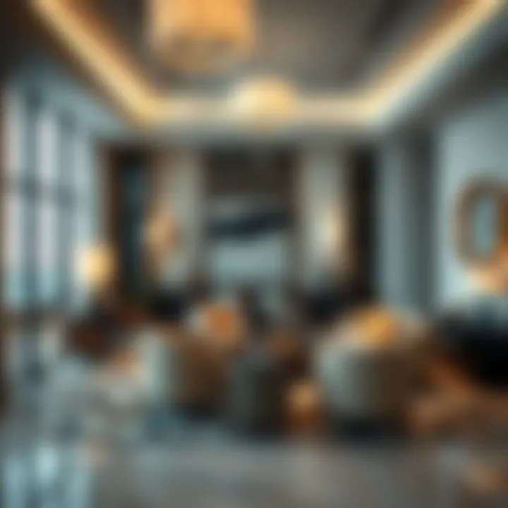 Elegant interior design of a suite at Five Palm Jumeirah