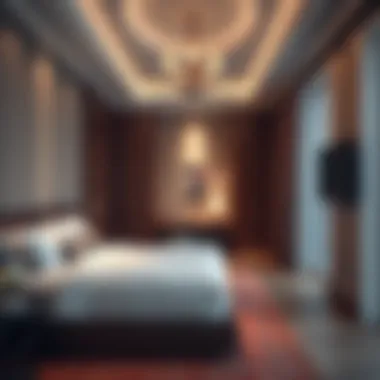 Luxurious room interior at فندق السيف دبي highlighting comfort and elegance