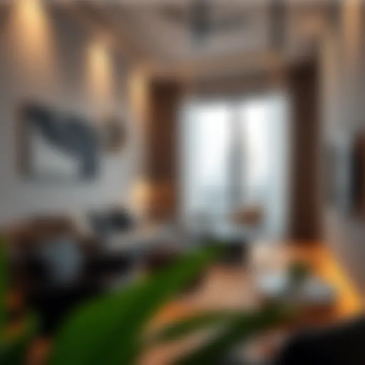 A graphical representation of rental trends in Dubai's studio apartment market