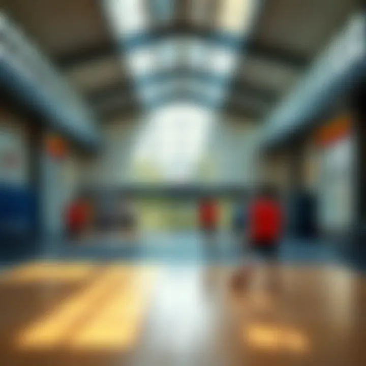 Athletic facilities highlighting extracurricular activities