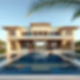 Stunning architectural design of a luxury villa on Lanai Island