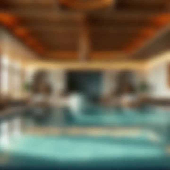 Tranquil spa area designed for relaxation and wellness