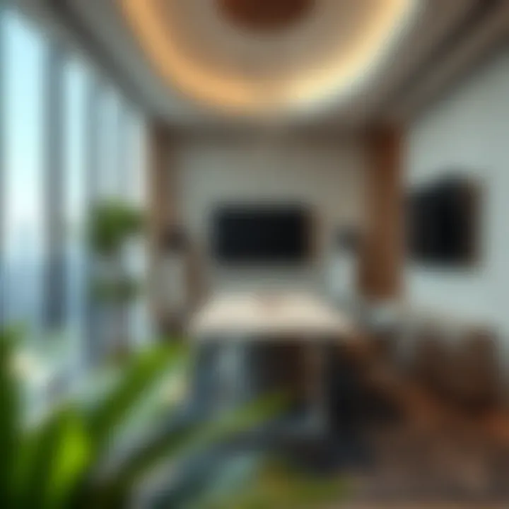 Conference Room Setting in Rental Office Space Conference room setting in a rental office space