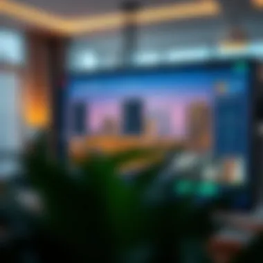 Digital interface of an online rental platform