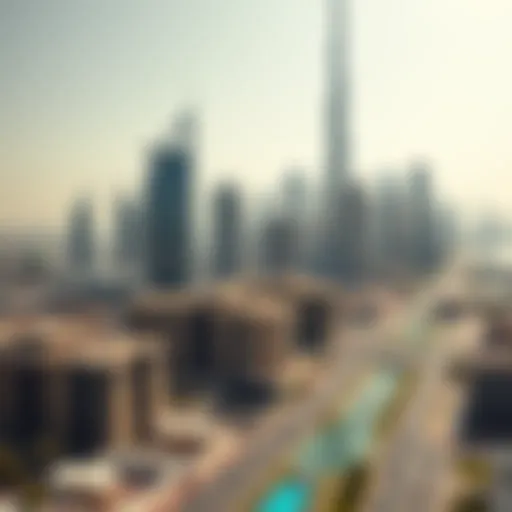 Modern skyline of Dubai showcasing rental properties