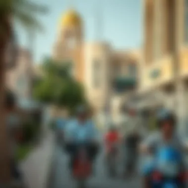 Community and Culture in Dubai Vibrant community life in a Dubai neighborhood