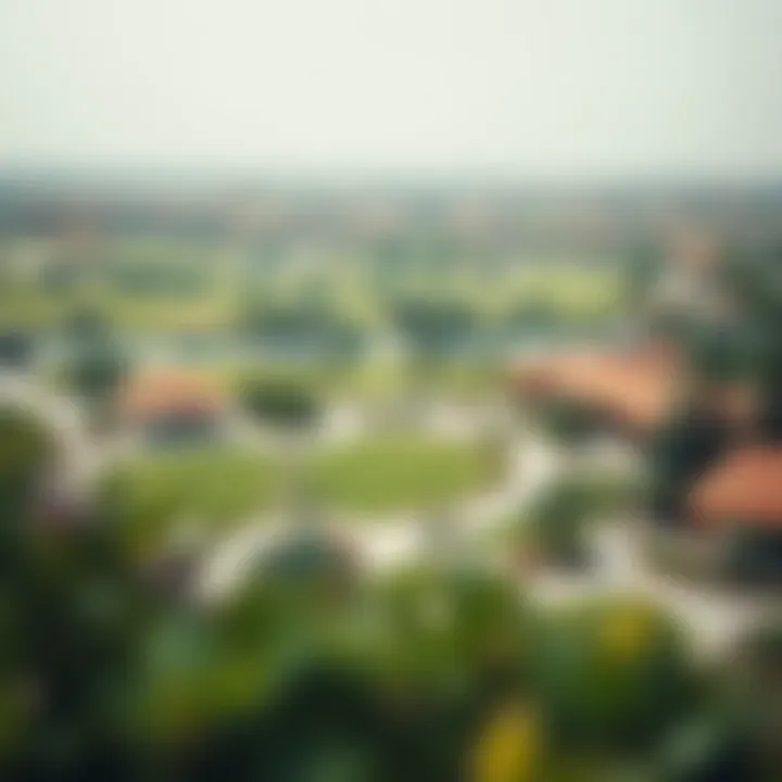 Scenic View of Al Mirdif Community Park Scenic view of Al Mirdif community park