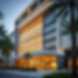 Exterior view of Sahara Plaza Al Nahda showcasing modern architecture