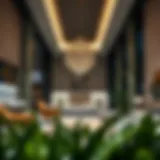 Luxurious showroom interior showcasing modern real estate designs