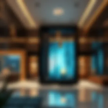 Stylish showroom displaying the latest architectural trends