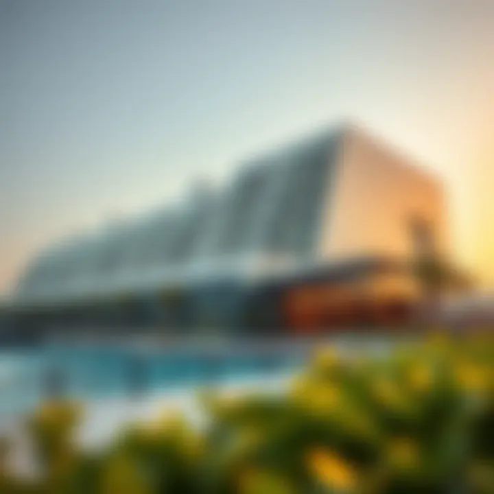 Exterior view of سينما JBR showcasing its modern architecture