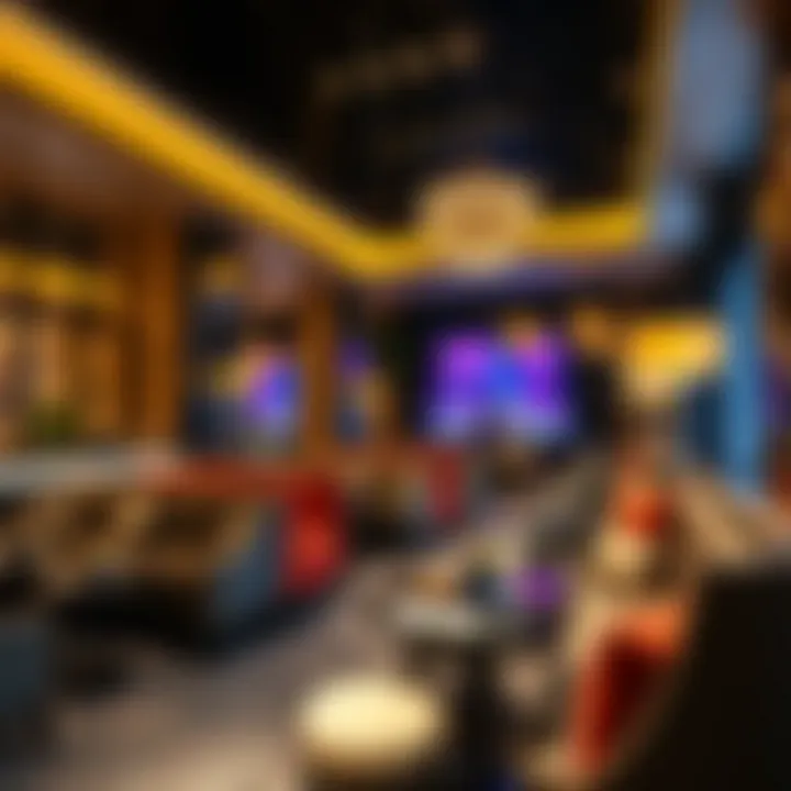 Interior shot of سينما JBR with plush seating and vibrant ambiance