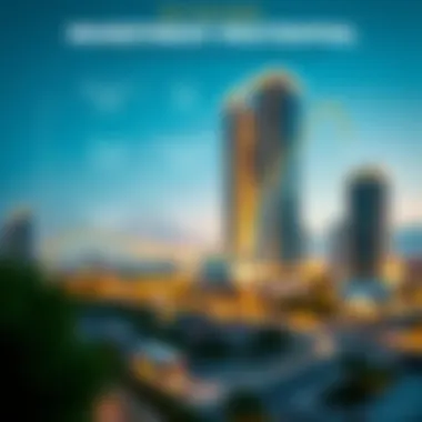 An infographic illustrating the investment potential of Sky Five Dubai in the market.