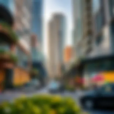 Urban landscape of JLT