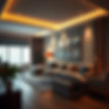 Cozy studio living area with a welcoming ambiance
