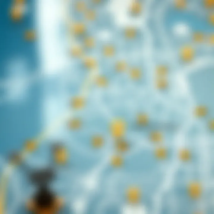 Map highlighting Tasheel center locations in Dubai