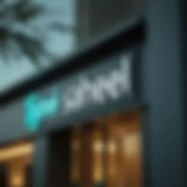 Signage of Tasheel services in Dubai