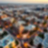 Aerial View of Meydan Community Aerial view of the Meydan community showcasing modern architecture