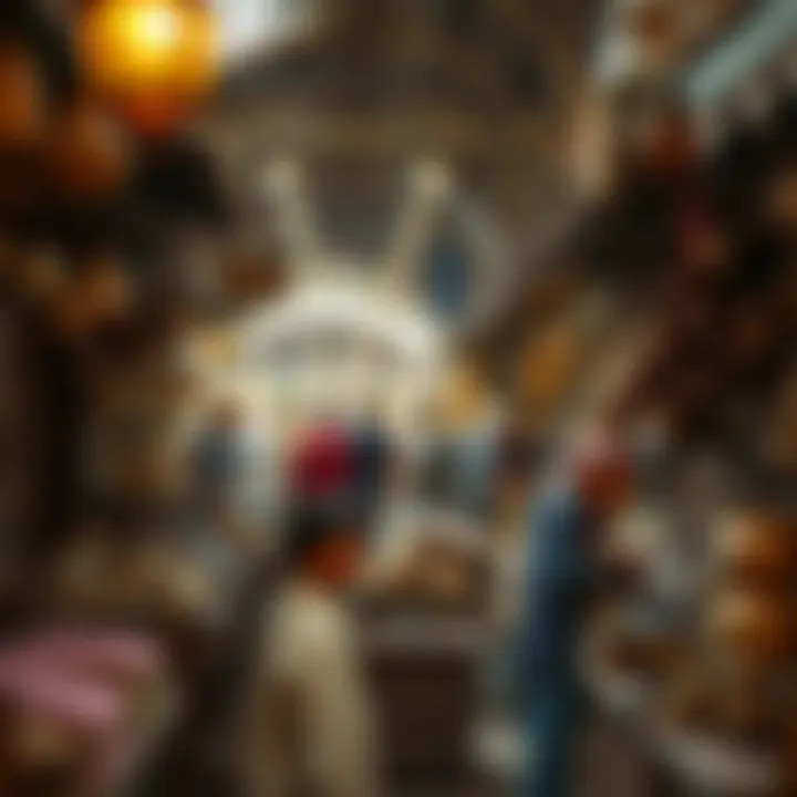 Artisans crafting traditional goods in the Old Market.