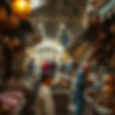 Tradition and Craftsmanship in the Marketplace Artisans crafting traditional goods in the Old Market.