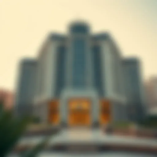 Stunning view of Zarooni Building's architectural design