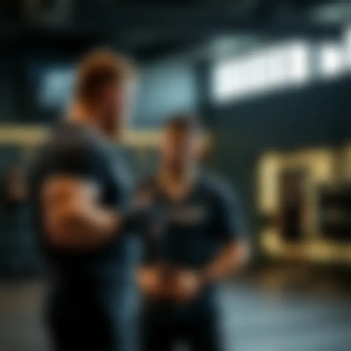 Personalized Training Guidance at UFC Gym Dubai Instructor guiding a personalized training session