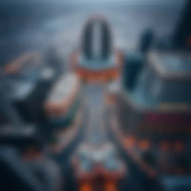 An aerial view of emerging real estate developments in Dubai's urban landscape.