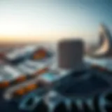 Aerial view of Expo Valley showcasing modern architecture