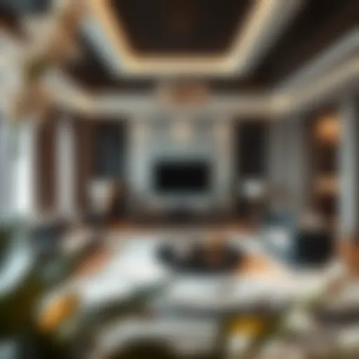 Elegant interior design showcasing a Forte living room layout