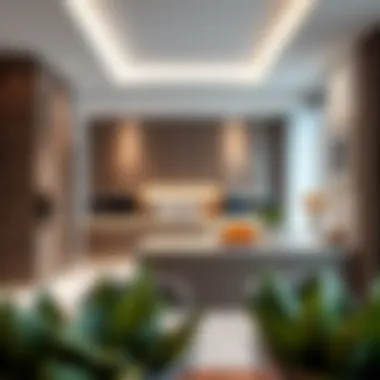 Modern kitchen design within a Forte floor plan