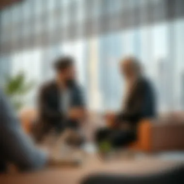 Entrepreneur discussing business opportunities in Dubai