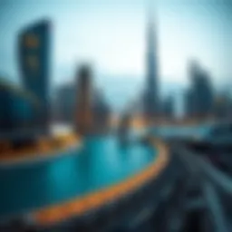 Dubai skyline showcasing vibrant lifestyle