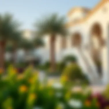 Serene Landscaped Gardens at Galleria Villas Serene outdoor area with landscaped gardens