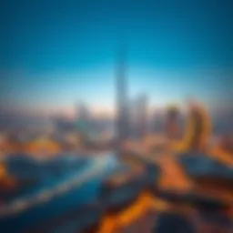 A panoramic view of Dubai's skyline