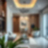 A modern home interior highlighting cleanliness and organization