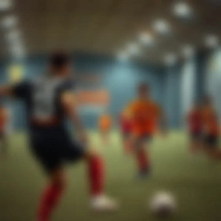 Group of players enjoying a game in a vibrant atmosphere