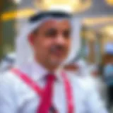 Abdul Wahed Bin Shabib at a real estate conference