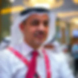 Abdul Wahed Bin Shabib at a real estate conference